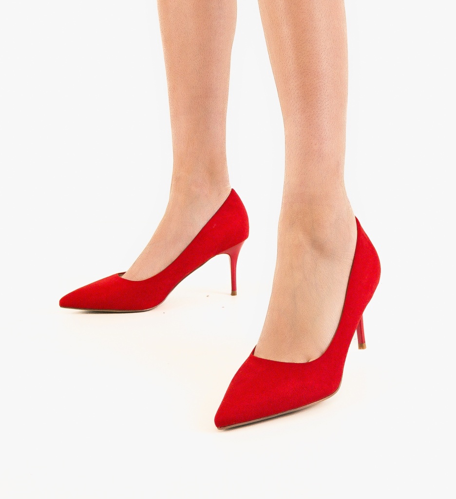 Pantofi Stiletto Rosii Ryra - Eleganta si Stil - imagine 3
