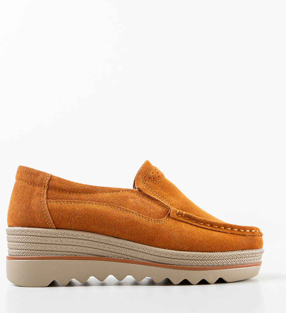 Pantofi Casual Smirno Camel | Confort și Eleganță - imagine 4