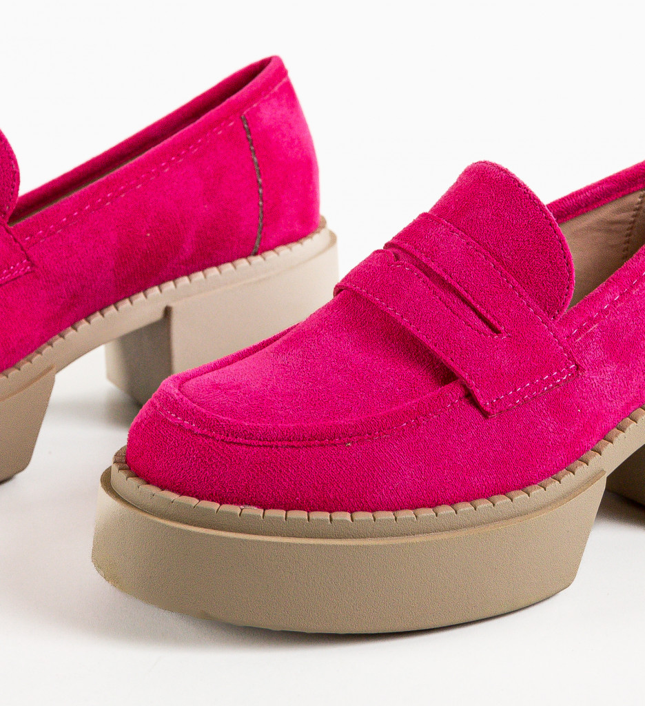 Pantofi Casual Atein Fuchsia | Culoare Vibranta - imagine 8