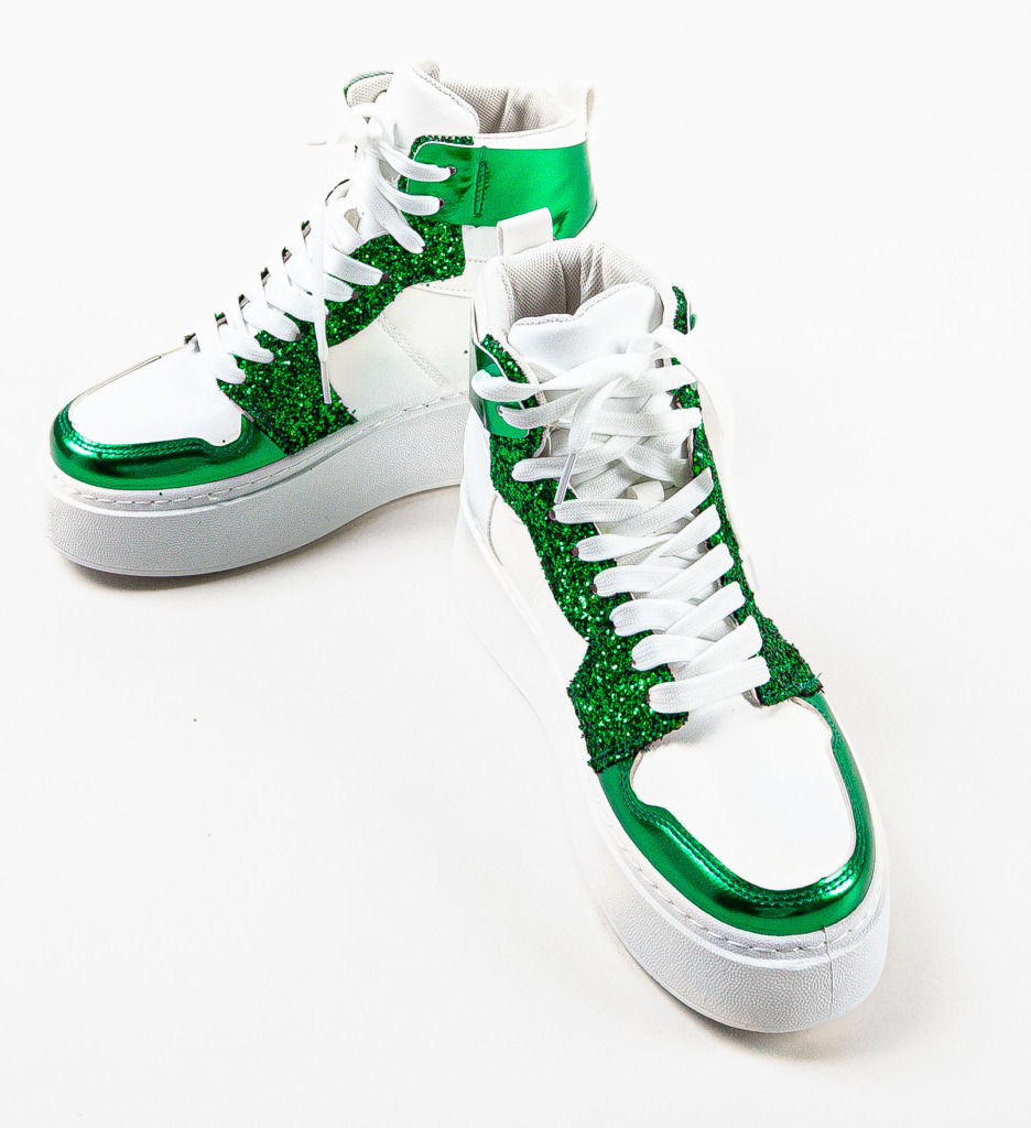 Sneakers Dama Smithy Verzi | Confort Sport - imagine 5