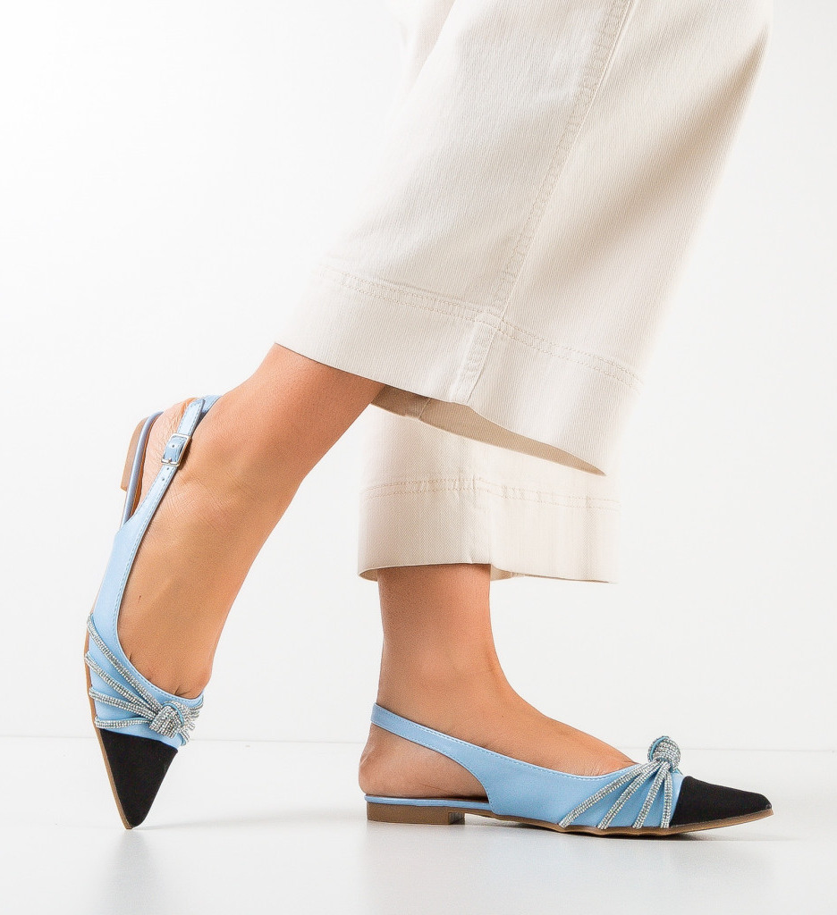 Balerini Holder Albastri - Confort Casual Eleganți