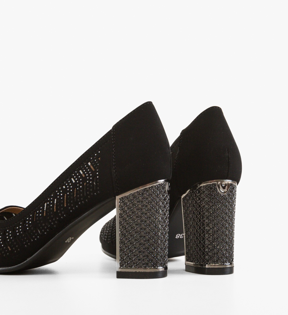 Pantofi Dama Delore Negri - Eleganță și Stil - imagine 6