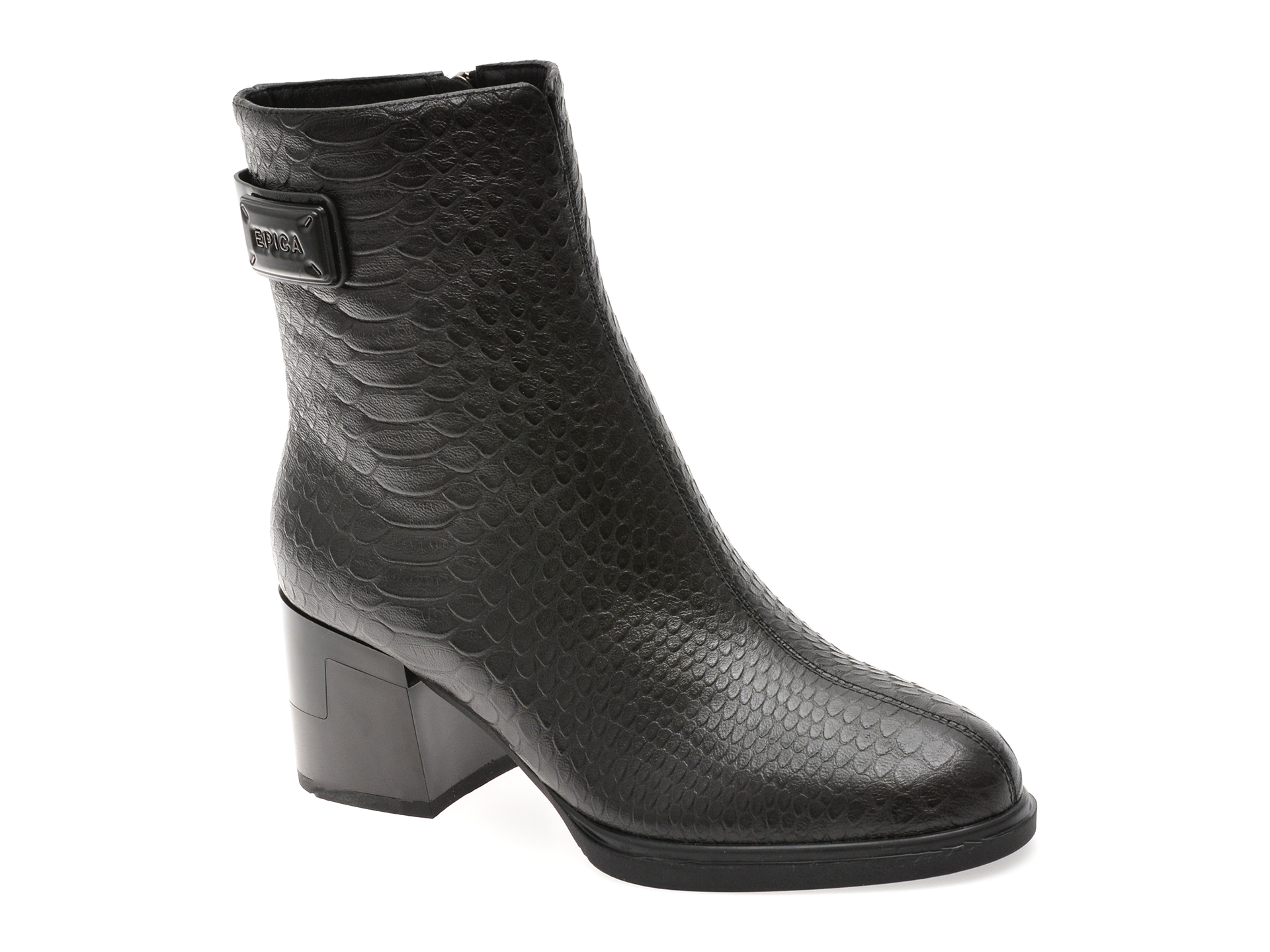 Botine Epica Negre Piele Naturală | Eleganță