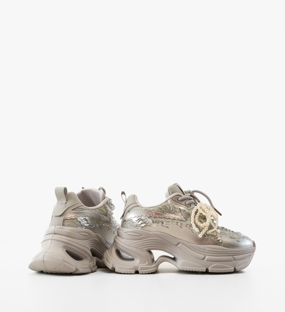 Sneakers Dama Griffith Gri - Confort și Stil Urban - imagine 2
