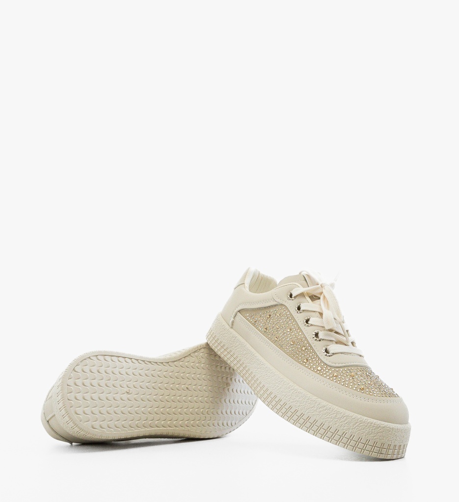 Sneakers Dama Yahay Bej | Confort și Stil - imagine 5