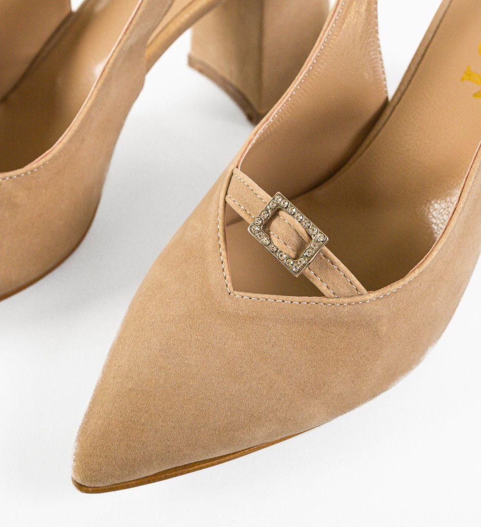 Pantofi Dama Rich Bej | Eleganță la Fiecare Pas - imagine 9