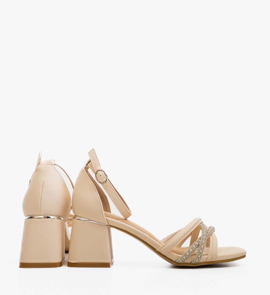 Sandale Dama Porte Bej Elegante - imagine 2