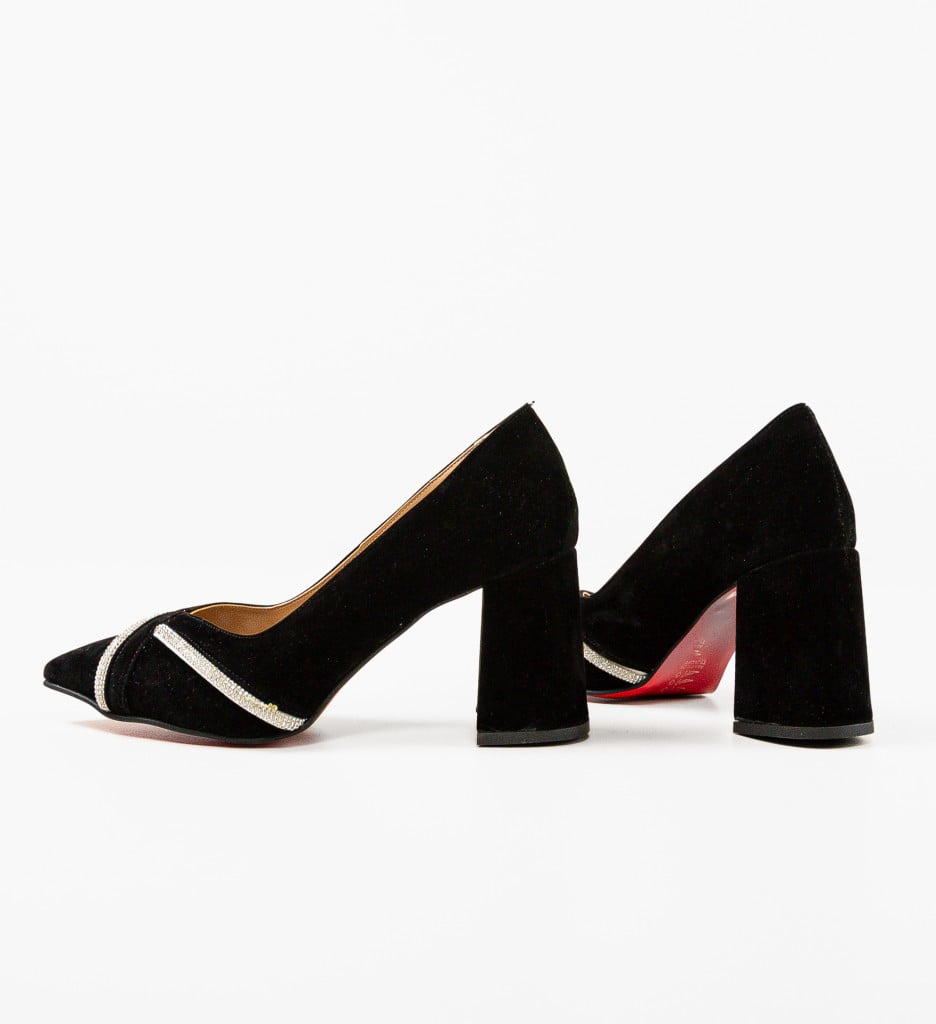 Pantofi Dama Crysta Negri 2 - Eleganță și Stil - imagine 6