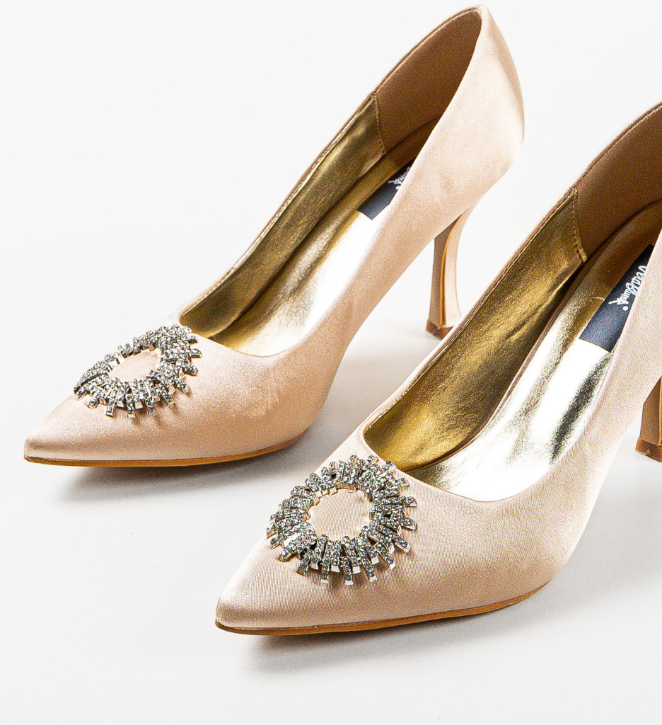 Pantofi Dama Gallegos Aurii | Eleganță și Stil - imagine 5