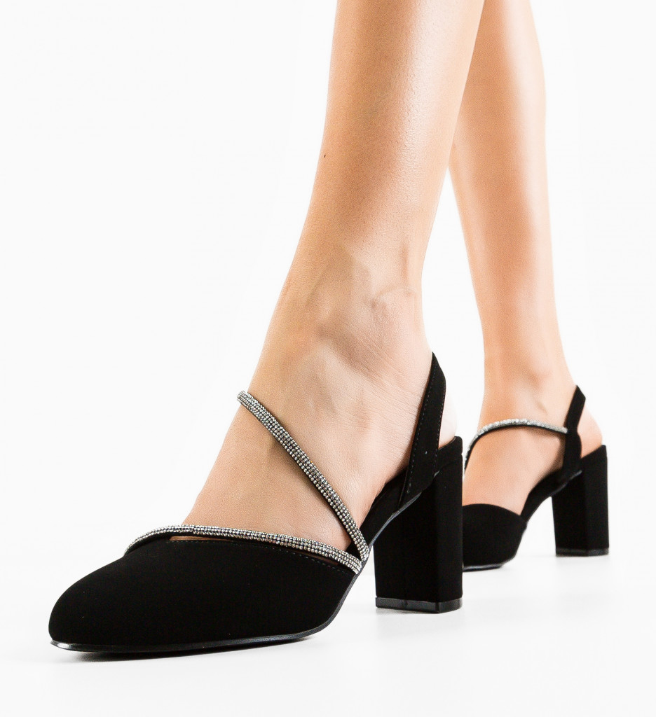 Pantofi Sylvi Negri - Eleganță și Stil - imagine 2