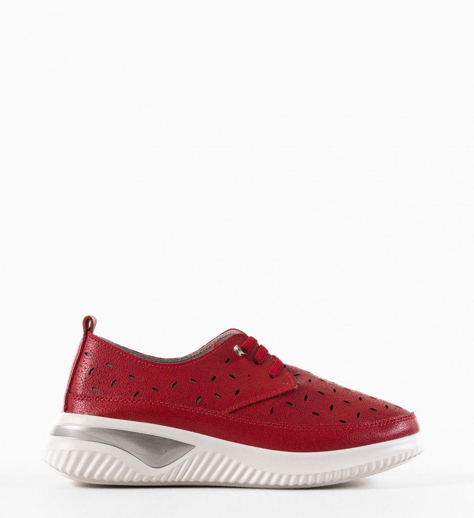 Pantofi Casual Balaj Rosii - Stil și Confort Zilnic - imagine 4