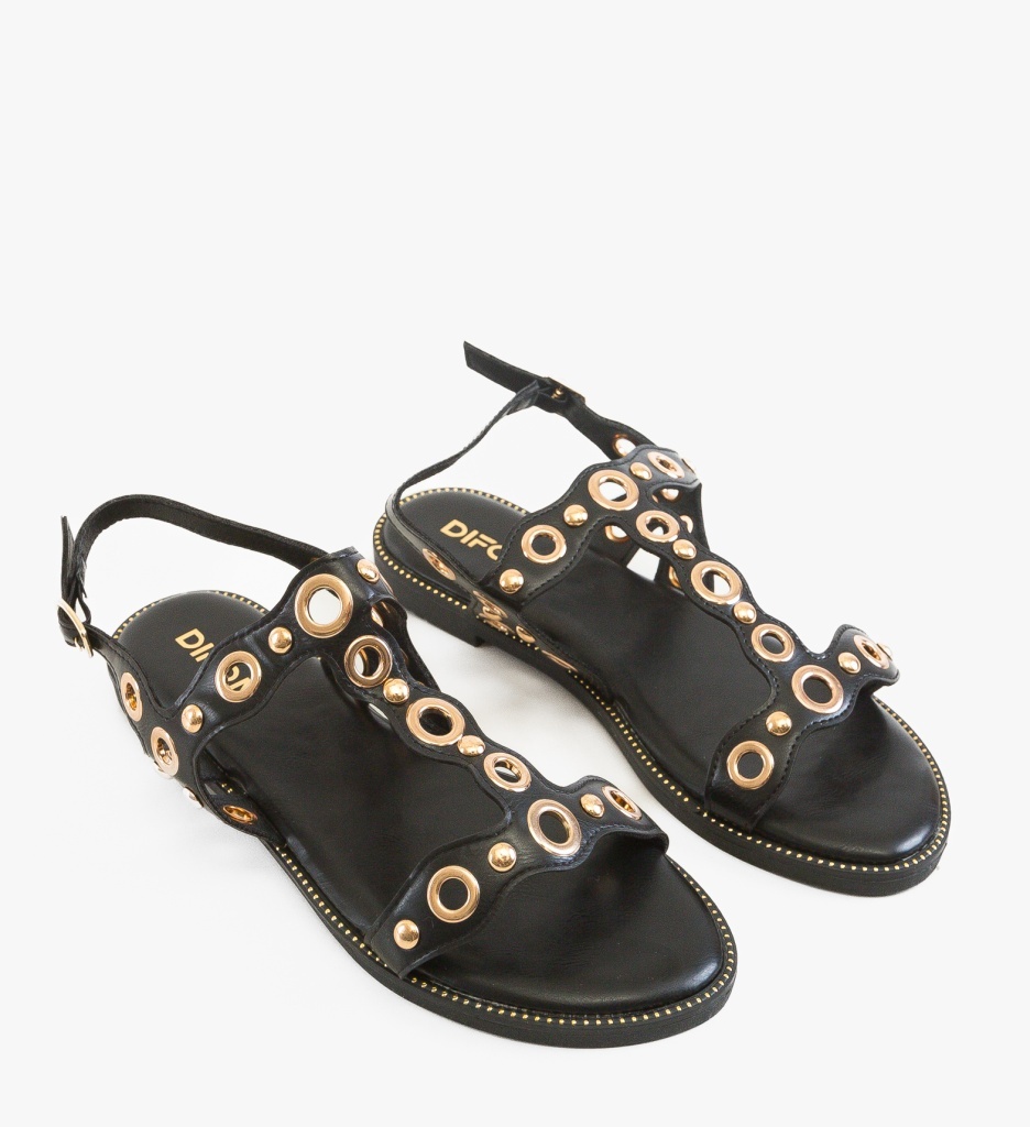 Sandale Darc Negre Elegante și Confortabile - imagine 2