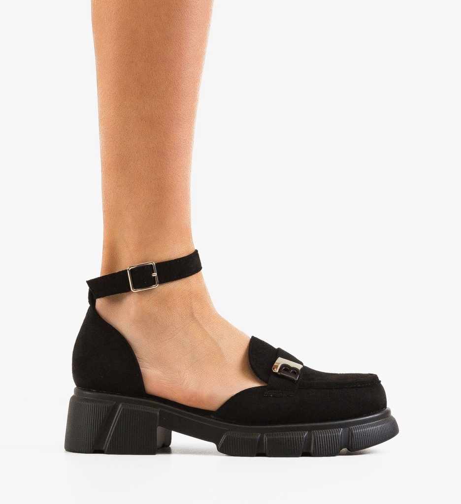 Pantofi Casual Dama Merfa Negri - Confort & Stil - imagine 8