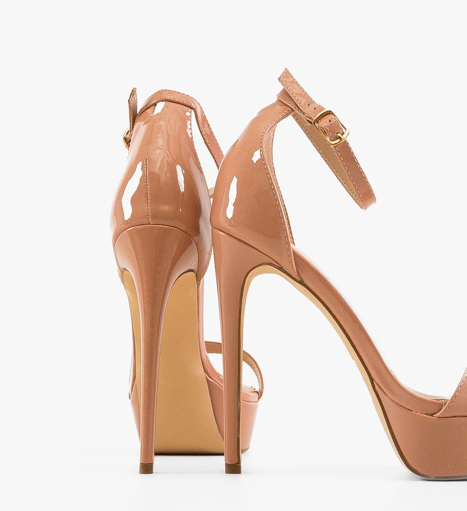 Sandale Dama Alaram Nude Elegante - imagine 6