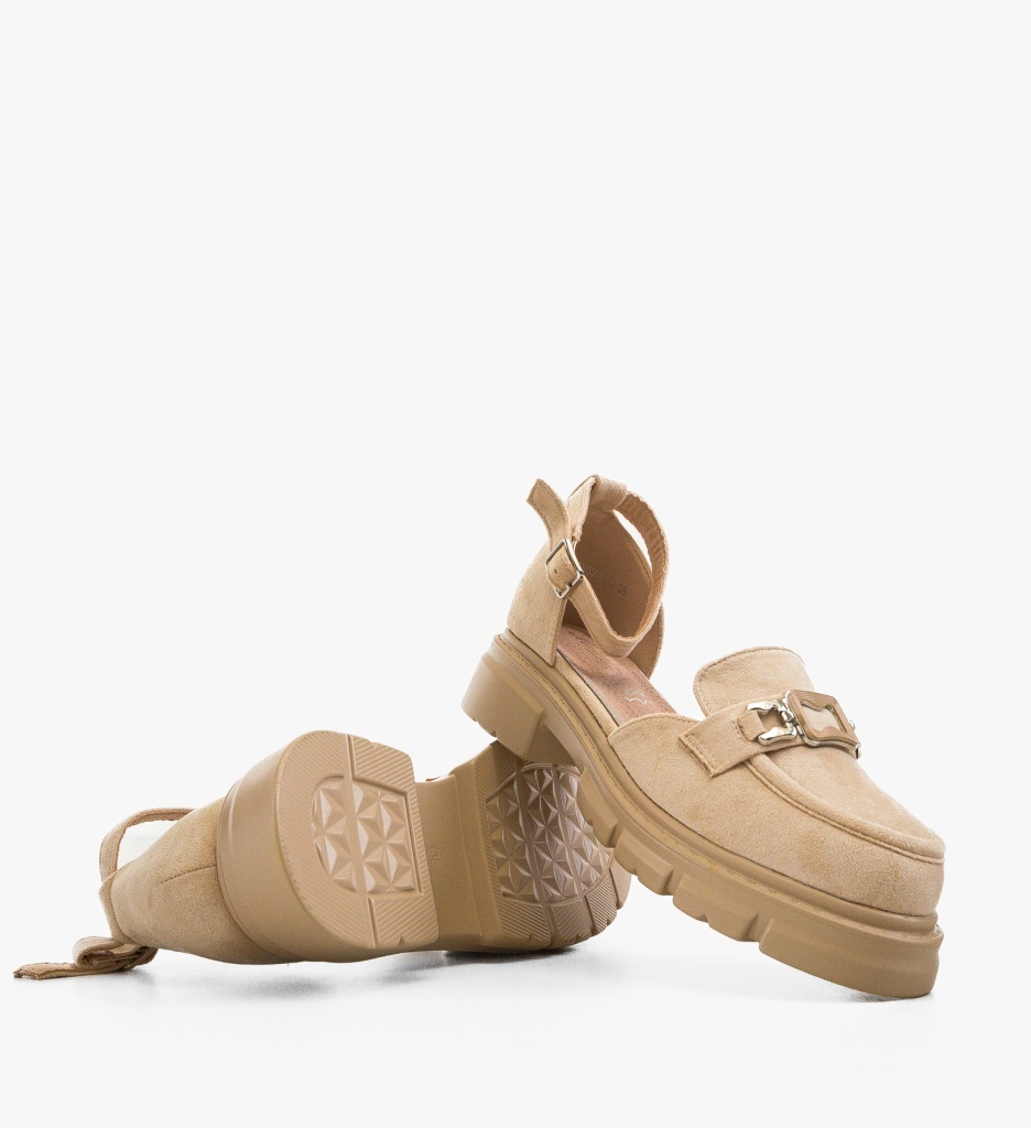Pantofi Casual Juliet Bej Eleganți - imagine 4