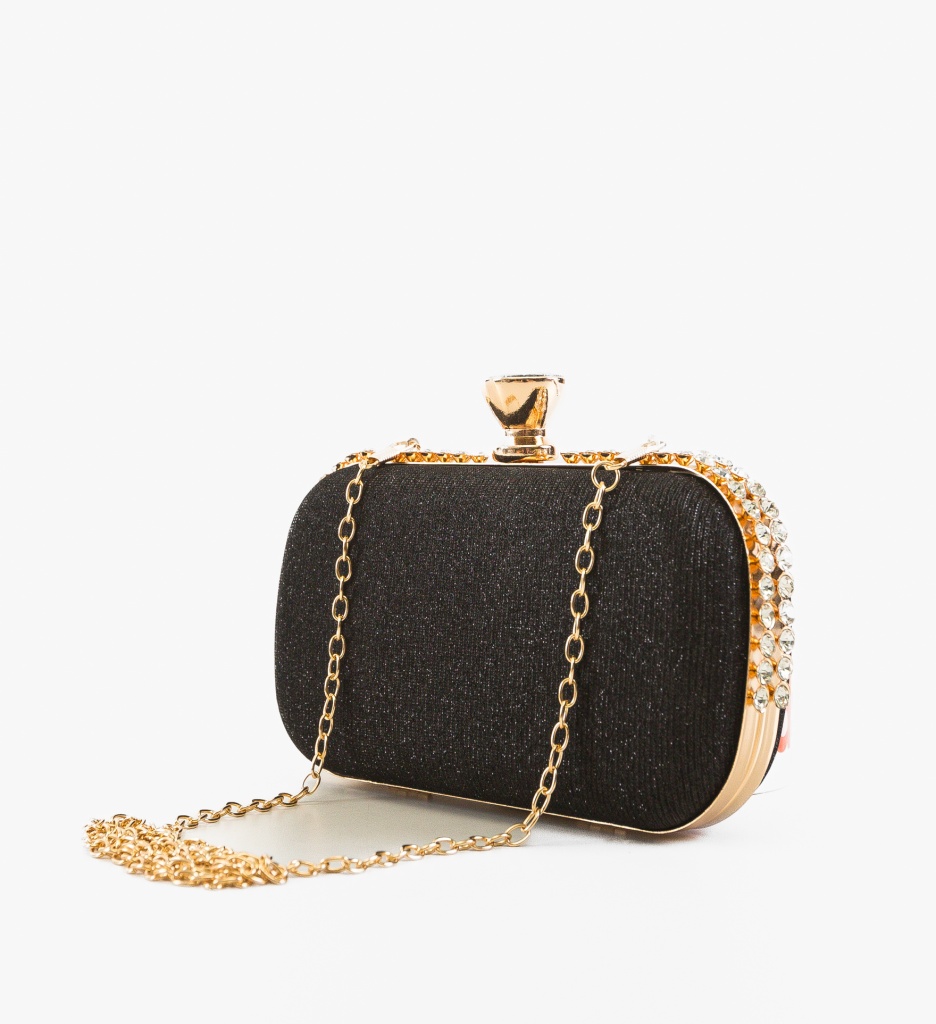 Geanta Plic Ruby Neagra | Accesoriu Elegant - imagine 3