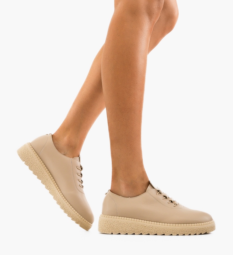 Pantofi Tyka Bej | Confort Zilnic Asigurat