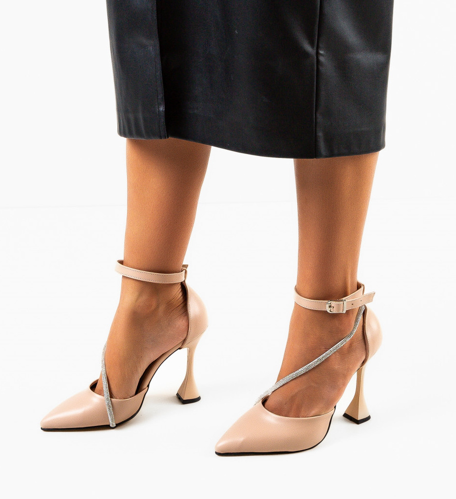 Pantofi Seray Bej | Eleganță și Stil - imagine 2