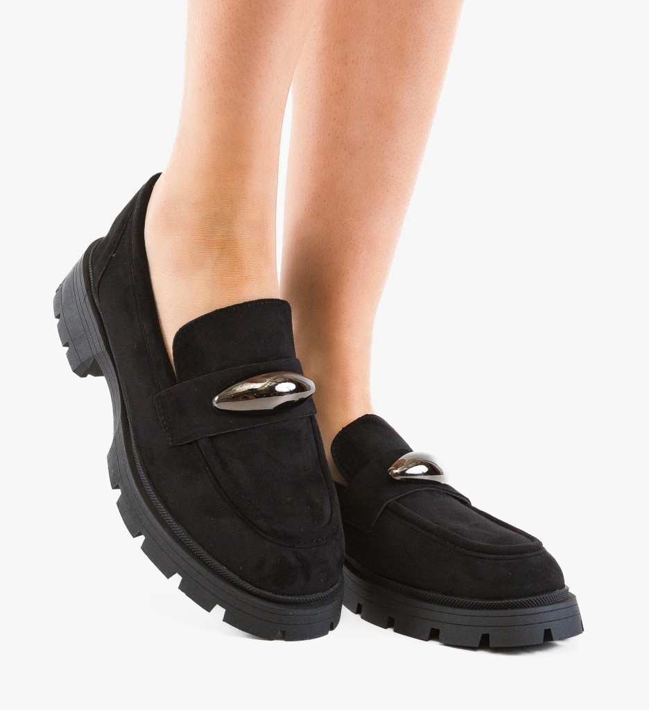Pantofi Casual Dama Torant Negri - Confort Eleganță - imagine 2