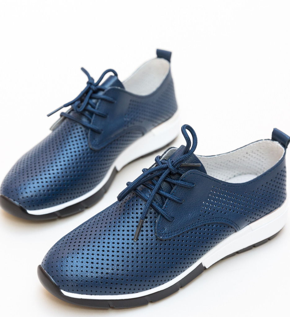 Pantofi Casual Albert Bleumarin | Confort și Stil - imagine 4