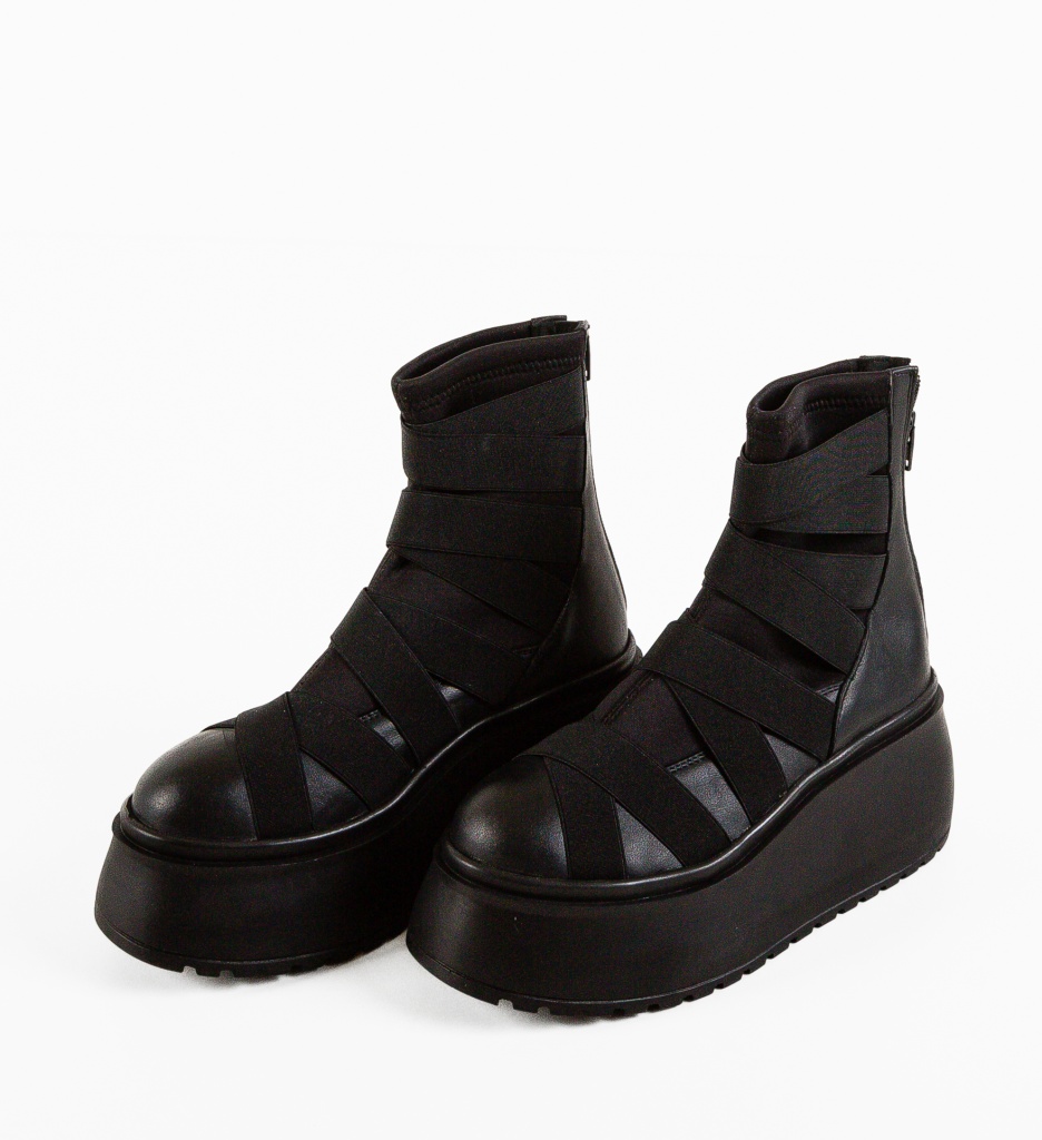 Ghete Geratomo Negre - Eleganță și Confort - imagine 7