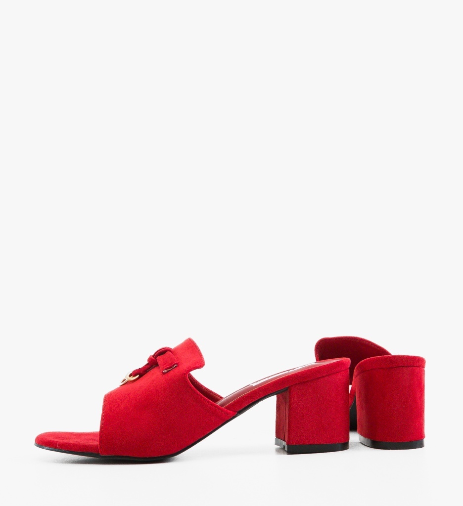 Saboti dama Jajjo rosii eleganti - imagine 3