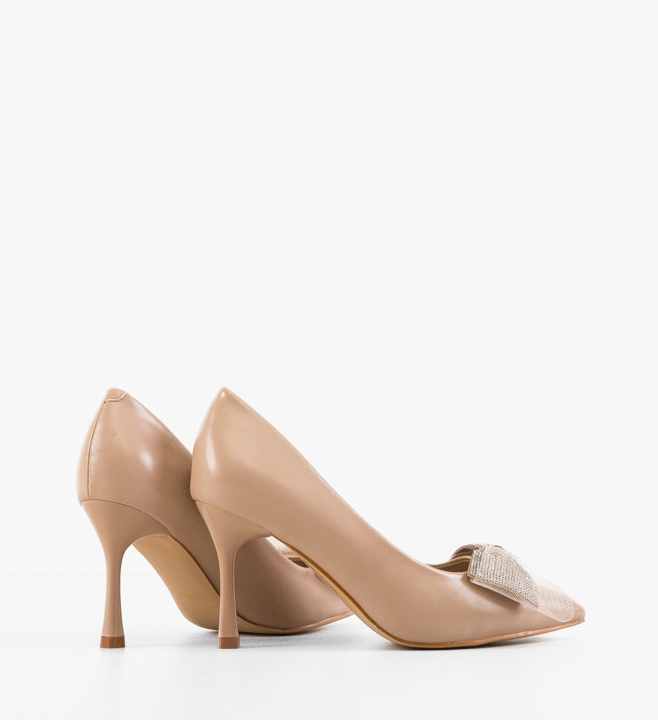 Pantofi Bylay Nude | Eleganți și Versatili - imagine 4