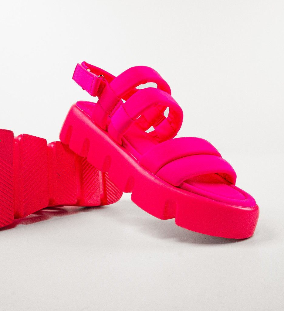 Sandale Dama Cairo Fuchsia - Eleganță și Confort - imagine 5