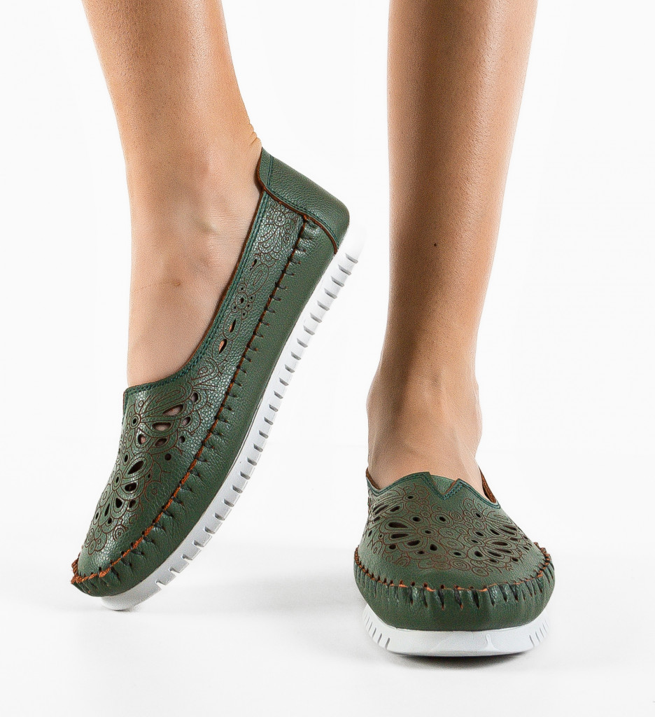 Pantofi Fytay Verzi | Stil și Confort Casual - imagine 5