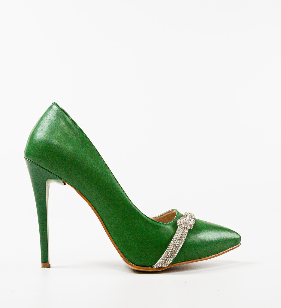 Pantofi cu Toc Shykdem Verzi | Eleganță Asigurată - imagine 7