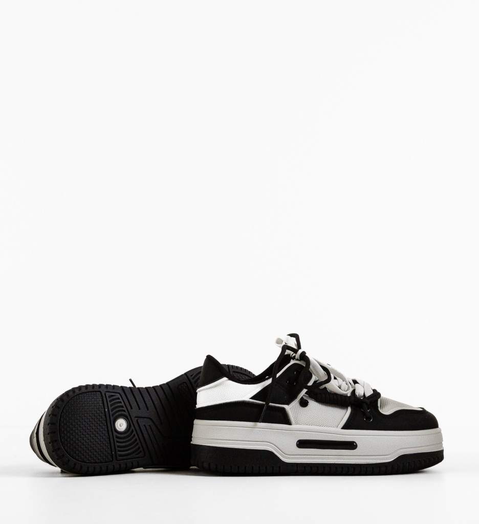 Sneakers Hammur Negri - Confort și Stil pentru Femei - imagine 4