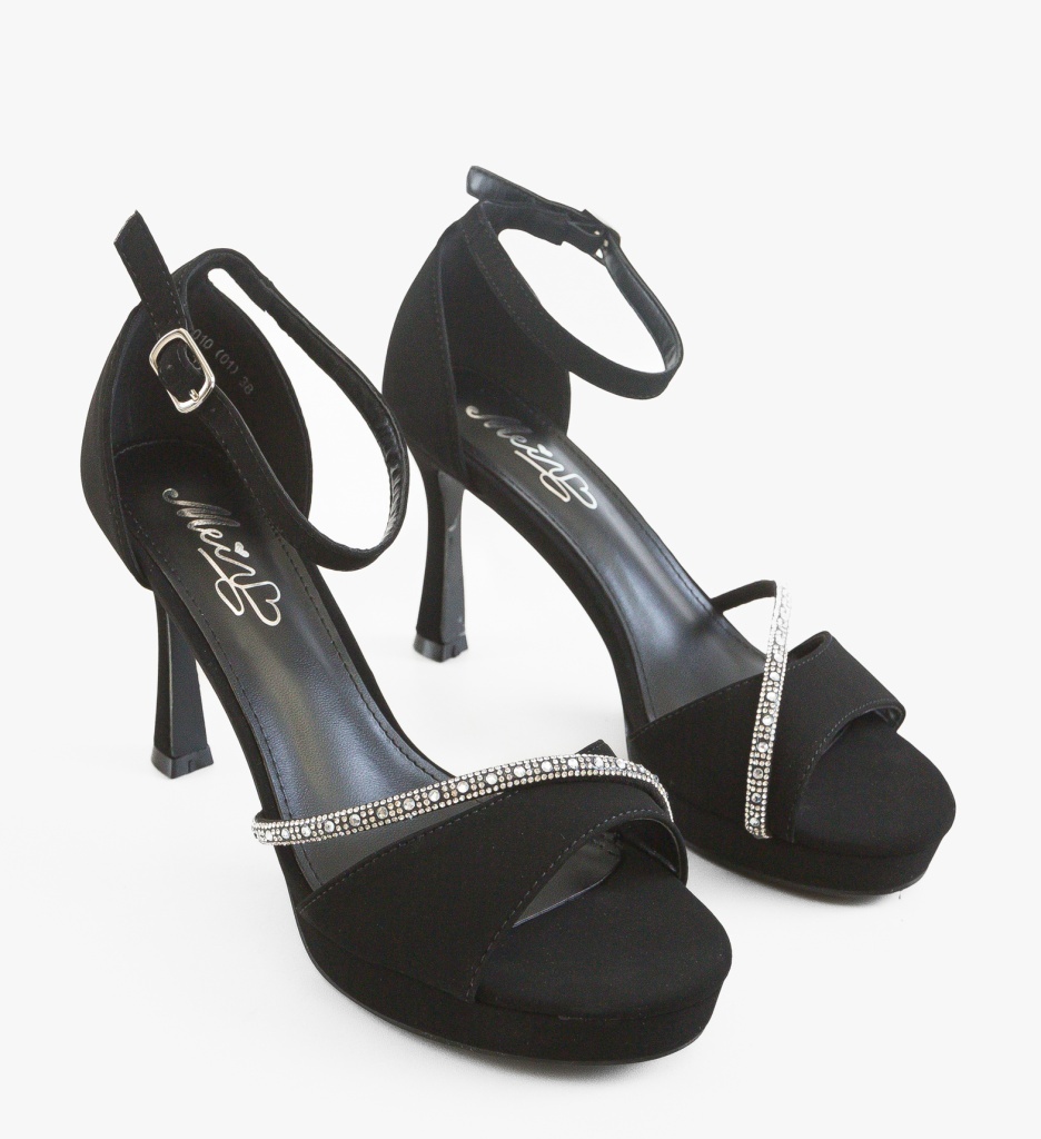 Sandale Dama Farmer Negre Elegante - imagine 5
