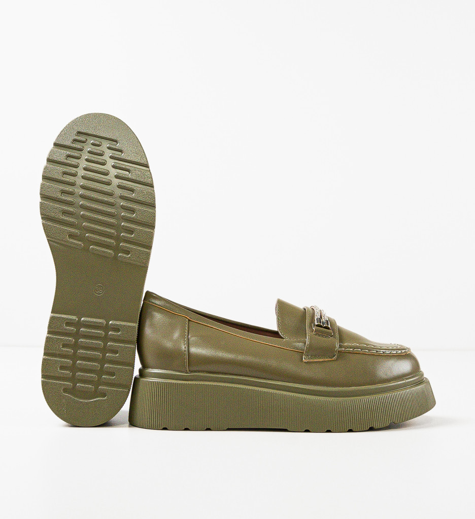 Pantofi Casual Mandarye Verzi - Confort și Stil