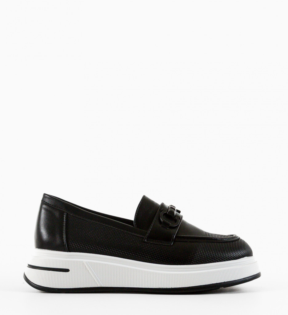 Pantofi Casual Kores Negri | Confort și Stil - imagine 4