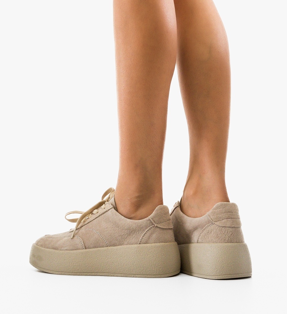 Sneakers Brittni Gri: Confort și Stil Urban - imagine 7