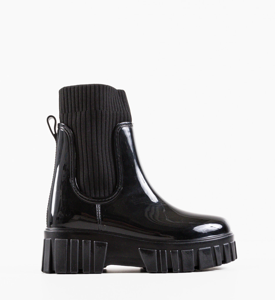 Ghete Dama Chelsea Negre Elegante - imagine 4