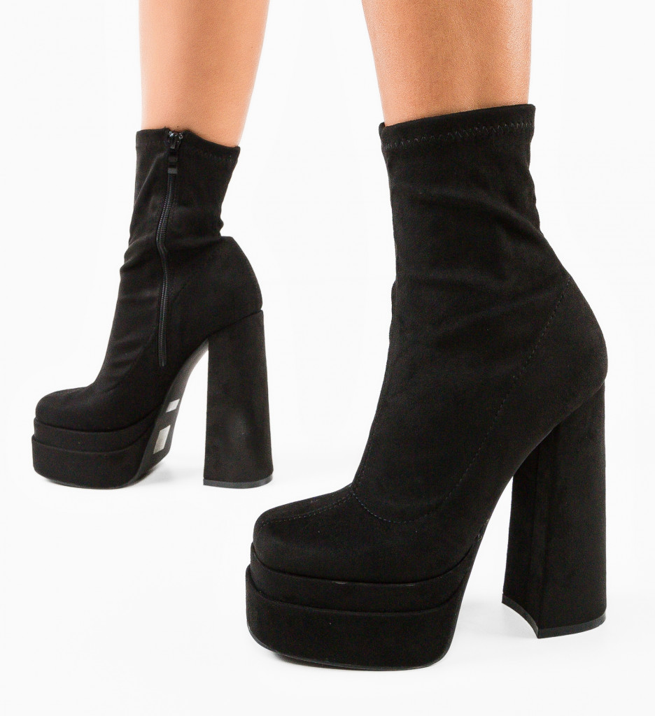 Botine Dama Byron Negri | Elegant si Confortabile - imagine 3