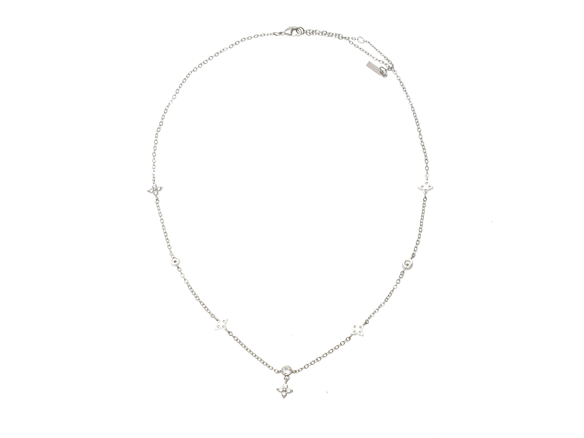 Colier ALDO Argintiu Nanaryn - Eleganță Metalică