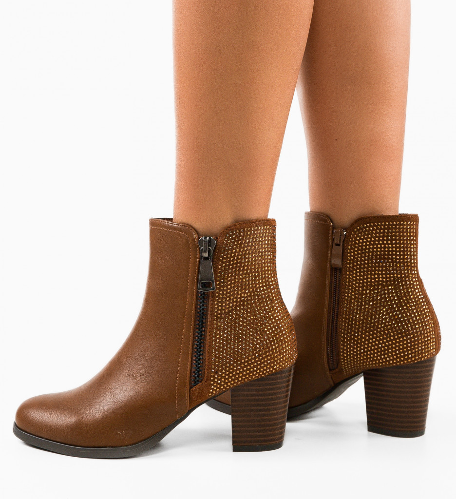 Botine Dama Ortega Camel | Elegante și Confortabile - imagine 5
