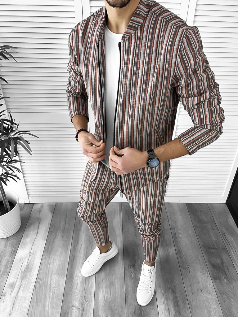 Trening Barbati Slim Fit Bumbac Premium