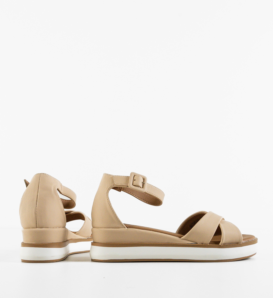 Platforme Dama Chania Bej | Stil si Confort - imagine 5