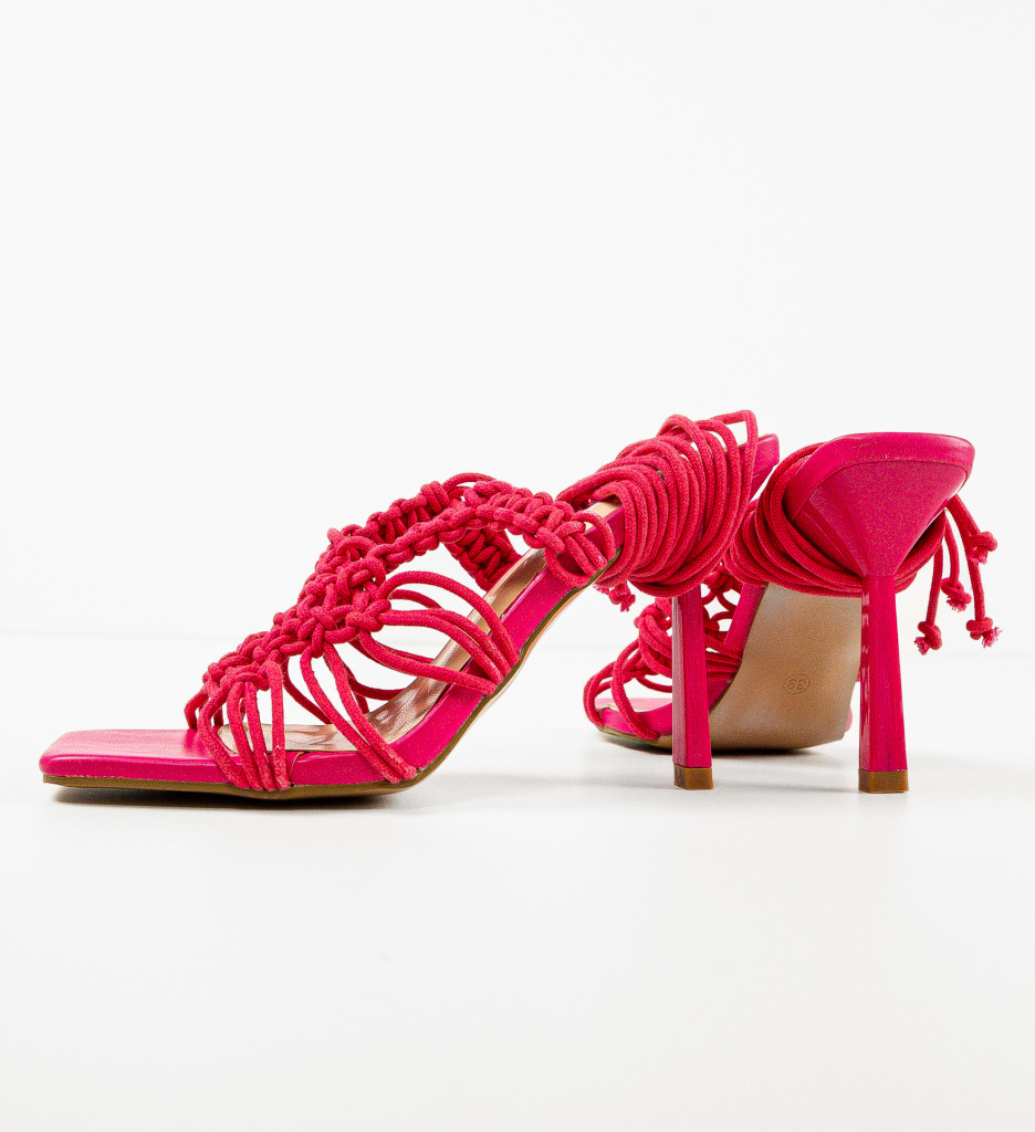 Sandale Kazia Fuchsia - Eleganță și Stil - imagine 7