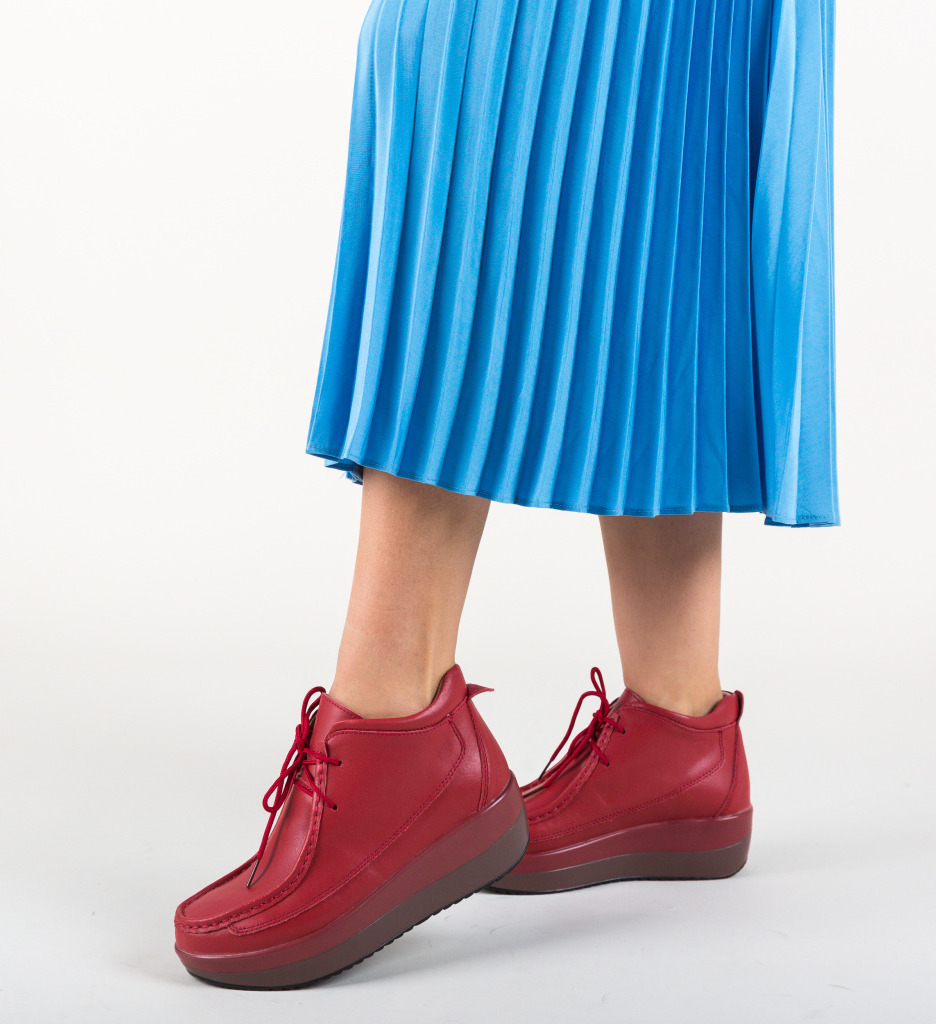 Pantofi Casual Nash Rosii - Stil și Confort - imagine 2
