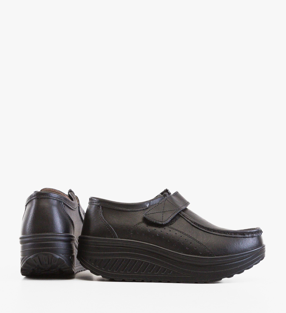 Pantofi Casual Utre Negri - Confort și Stil Zilnic - imagine 2