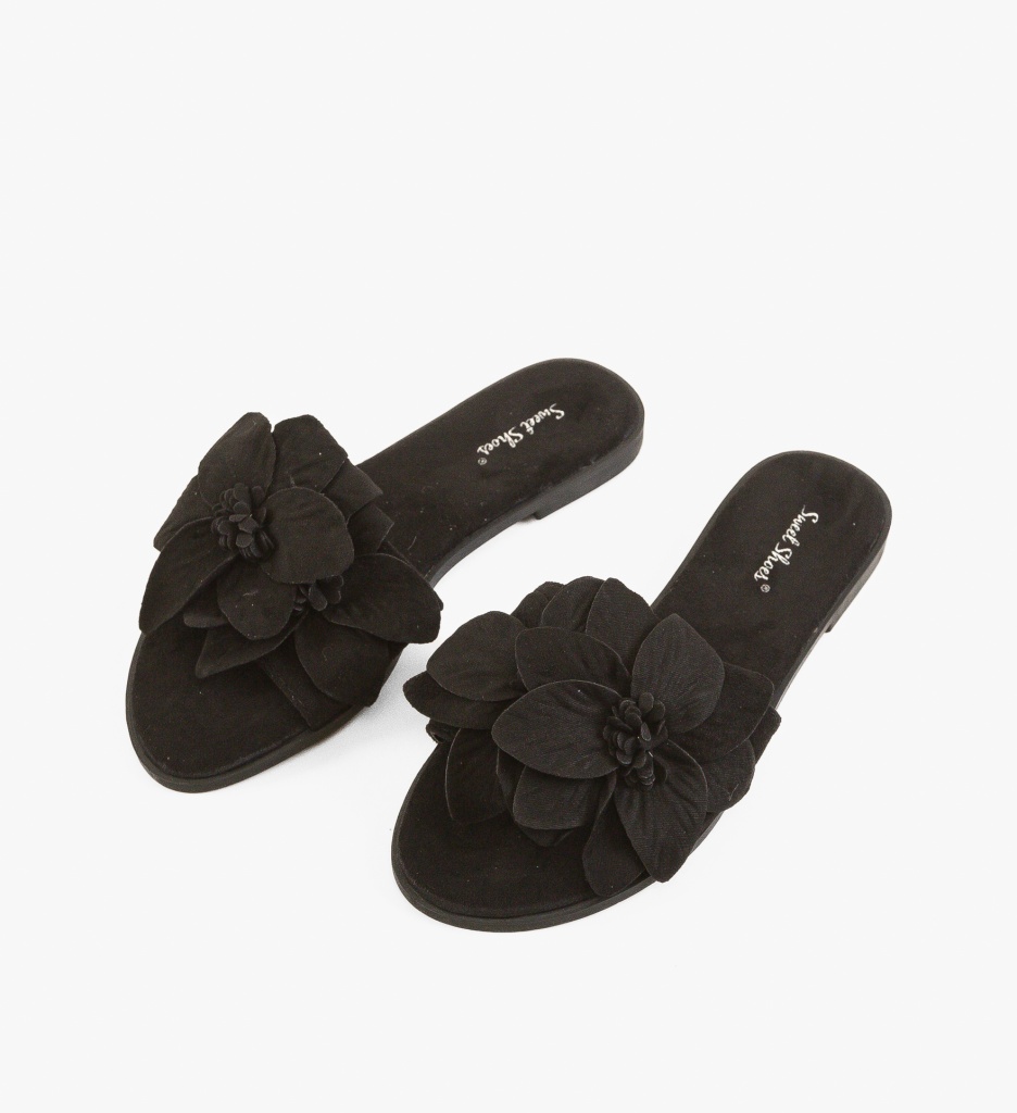 Papuci Dama Webb Negri - Confort Zilnic - imagine 4