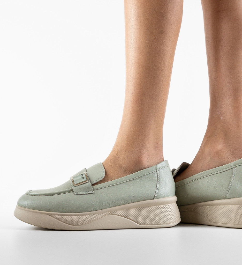 Pantofi Casual Dama Verzi - Confort și Stil - imagine 3