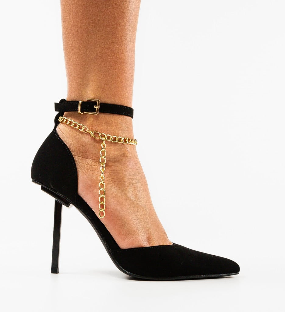 Pantofi cu toc Clayland Negri - Eleganță maximă - imagine 8
