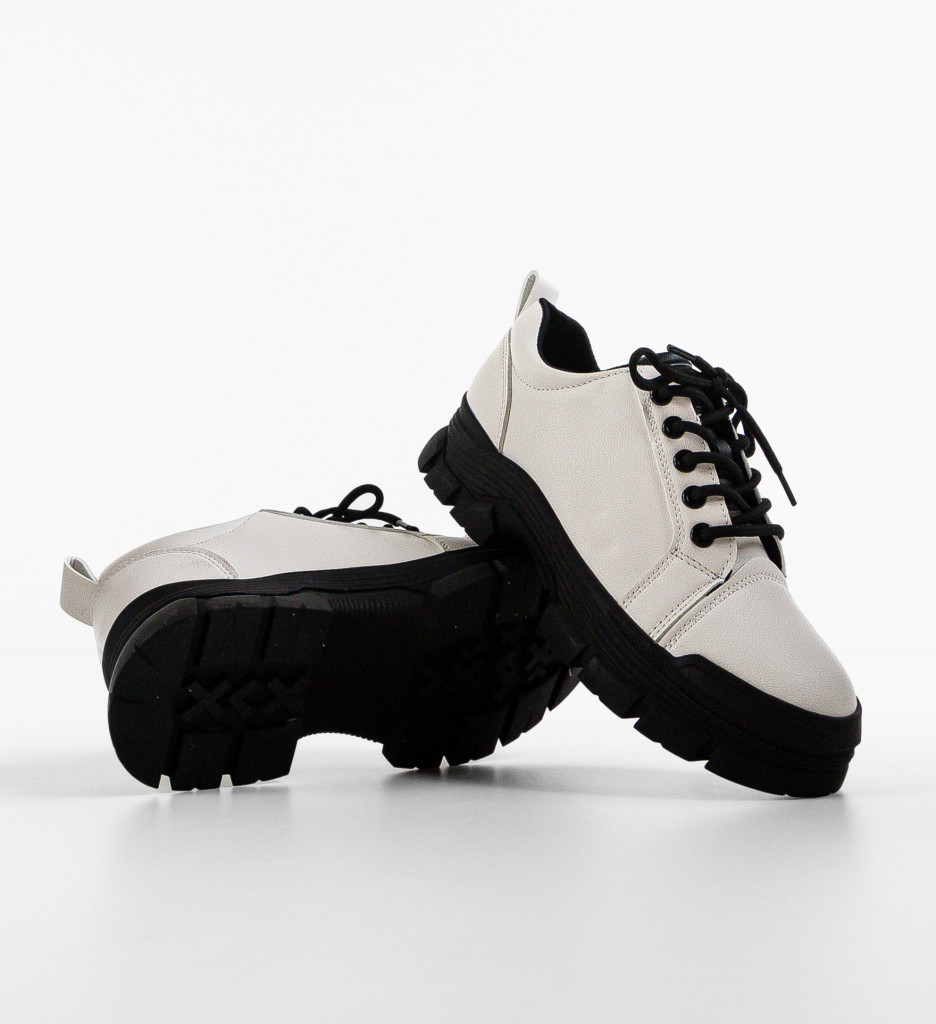 Pantofi Tillie Albi | Confort și Stil Casual - imagine 7