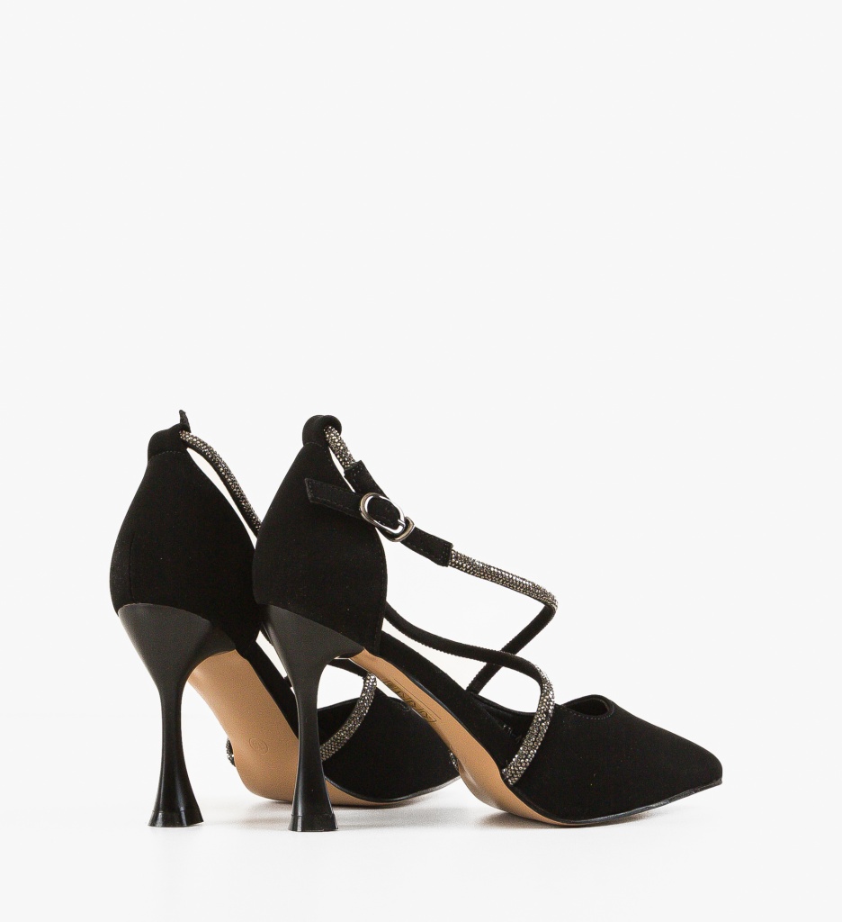 Pantofi Bushrano Negri | Eleganță și Stil - imagine 4