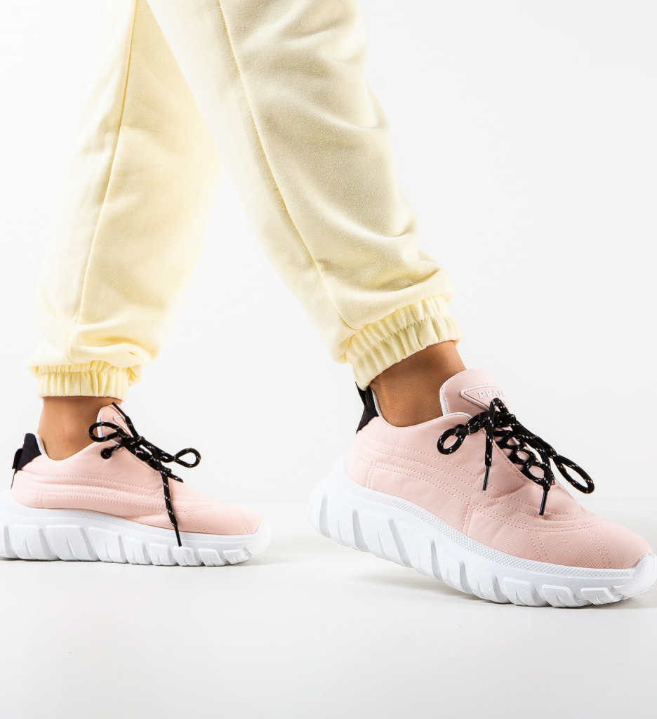 Sneakers Dama Aviana Roz - Confort și Stil - imagine 3